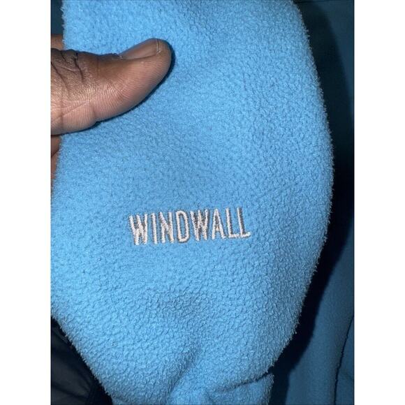 The North Face Fleece Jacket Women’s Small Sweater Full Zip Windwall Light Blue - Picture 15 of 15